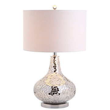 Emilia 26" Mirrored Mosaic LED Table Lamp - JONATHAN Y